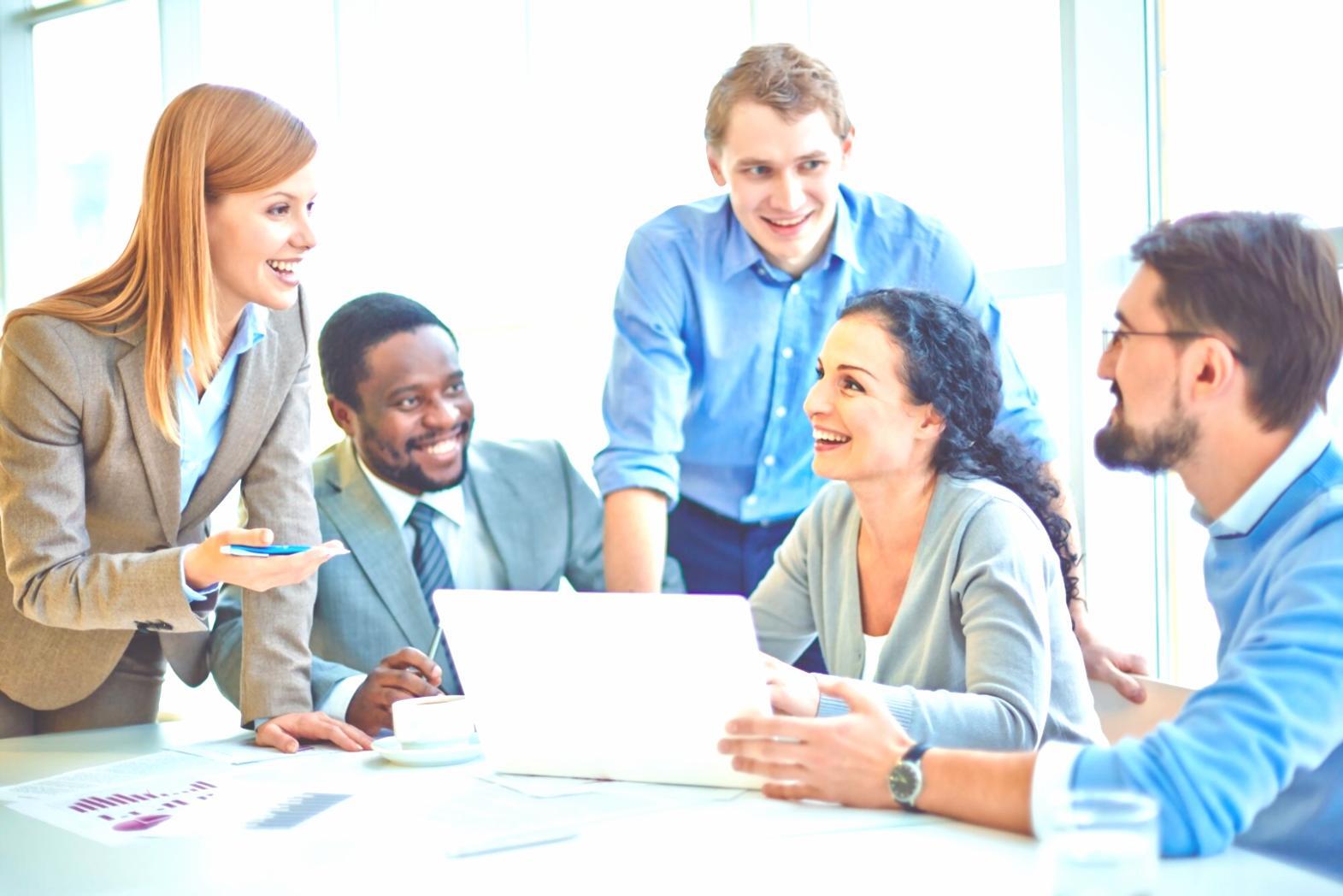 Professional testing environment showing collaborative workspace